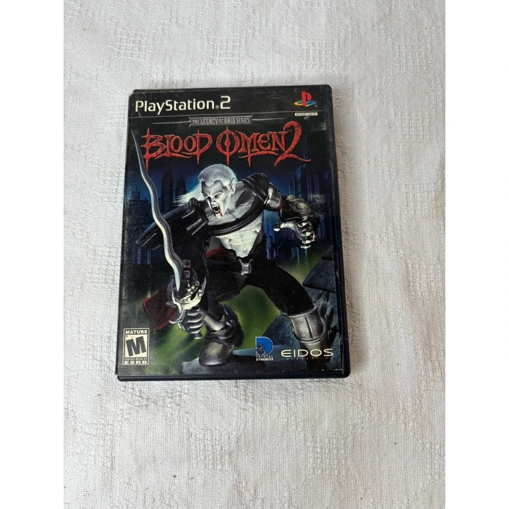 Blood Omen 2 PS2 Playstation 2 Game Legacy of Kain Series Action Adventure